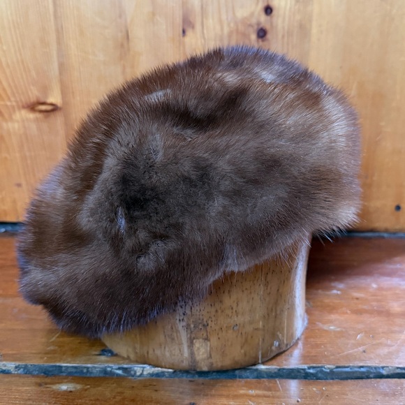 Vintage floppy mink beret - Picture 4 of 7